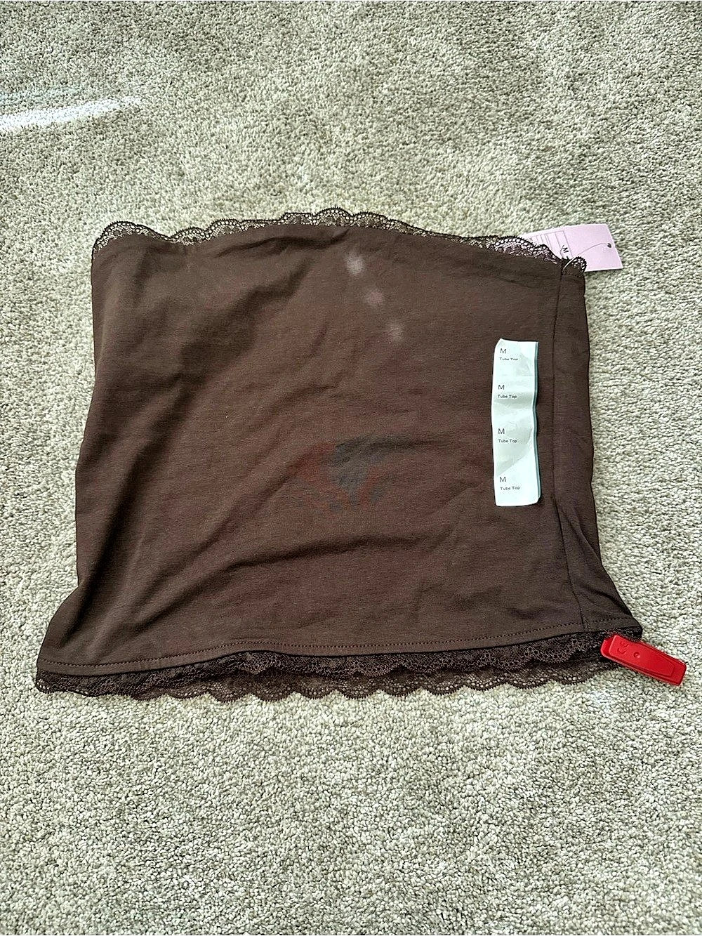SPANX Lace Trim Shapewear in Brown NWT